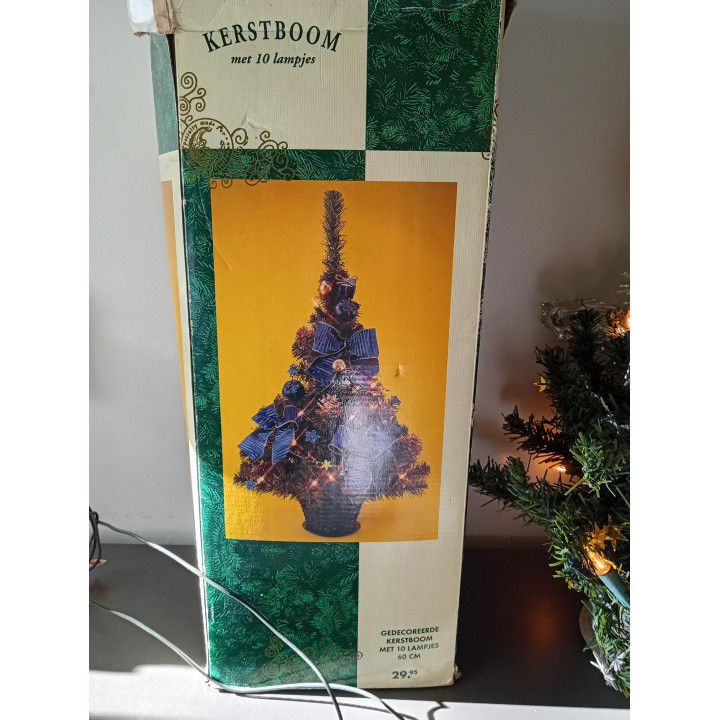 Gedecoreerde Kerstboom met Verlichting 58 cm