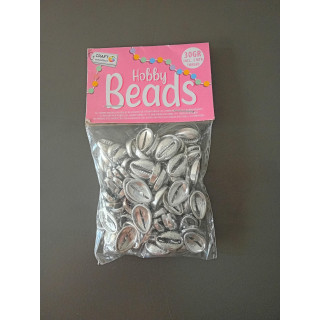 Zilverkleurige Schelpkralen Hobbyset 30 Gram