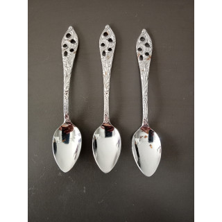 Elwezetta Verzilverde Koffielepels Set van 3