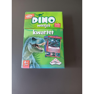 Dinosaurus kwartetspel met extra grote kaarten
