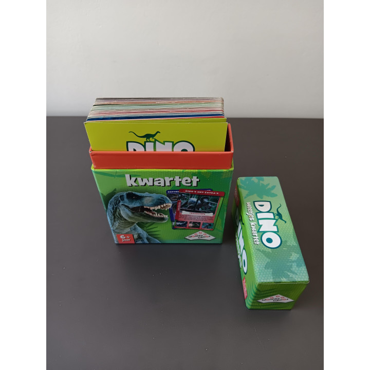 Dinosaurus kwartetspel met extra grote kaarten