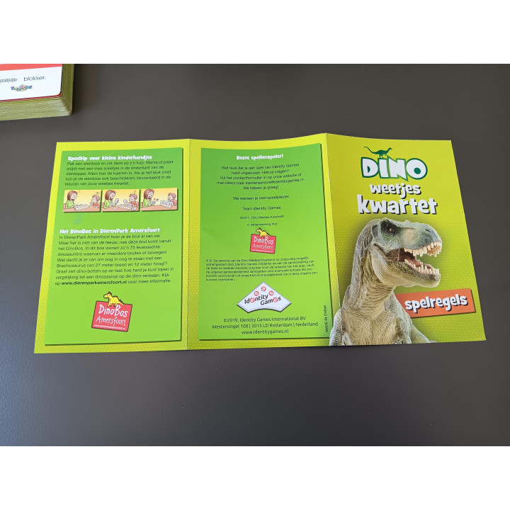 Dino kwartetspel | extra grote kaarten | Angelique’s Kringloop