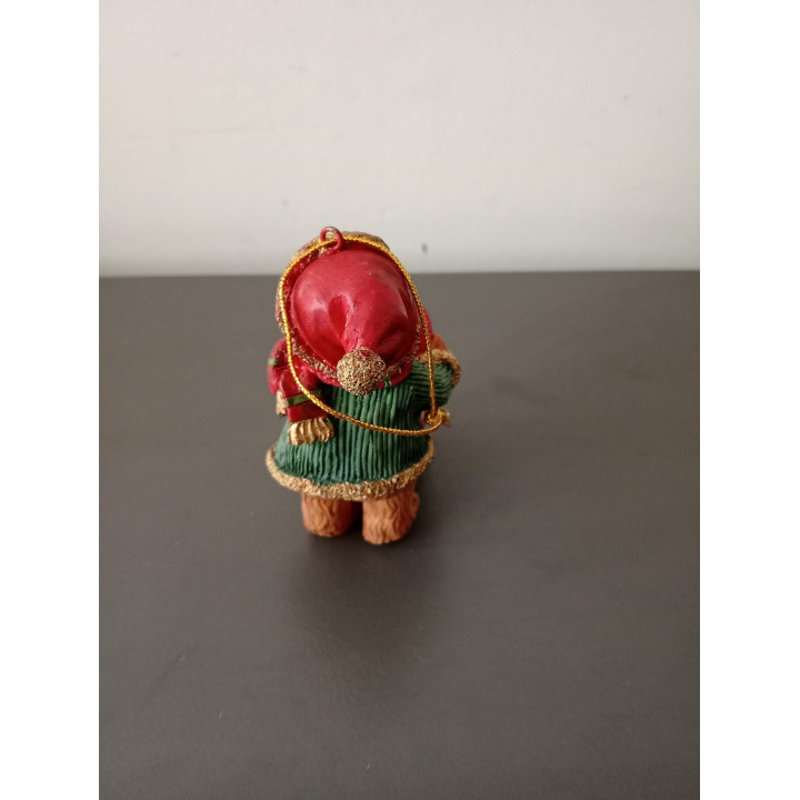 Kersthanger Teddybeer met Bal en Letterblok