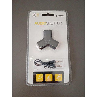 Lab31 5-Way Audio Splitter 3,5 mm Nieuw