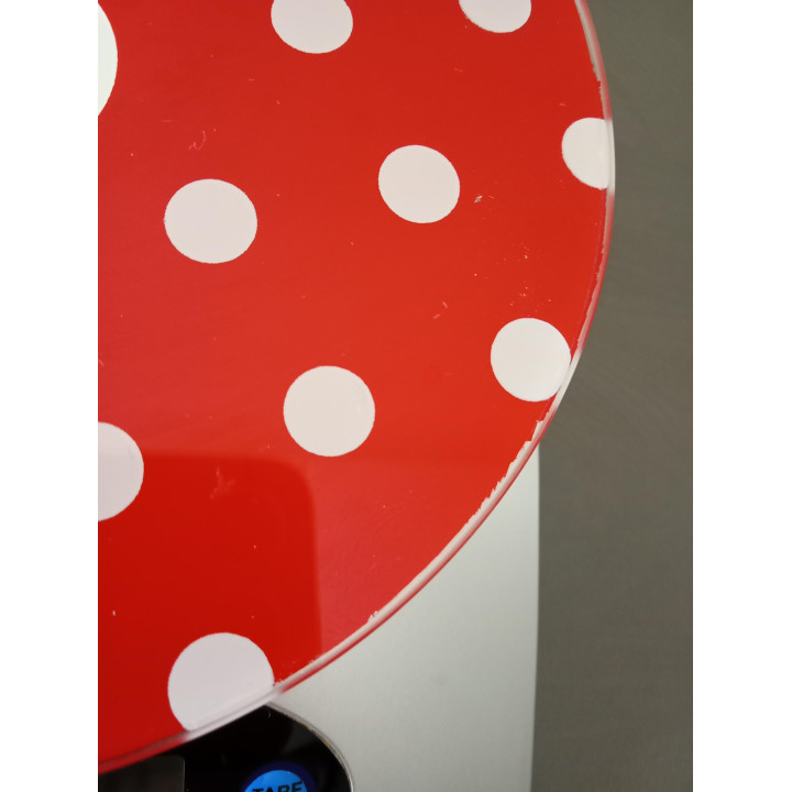 Digitale Keukenweegschaal Rood met Witte Stippen