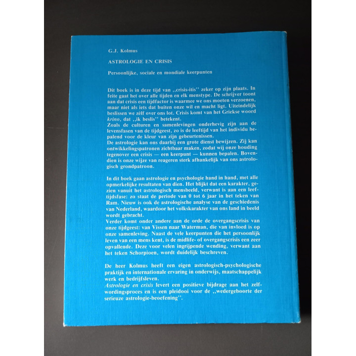 Astrologie en Crisis – Drs. G.J. Kolmus Hardcover
