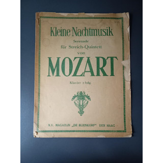 Mozart Kleine Nachtmusik Bladmuziek Piano Tweehandig