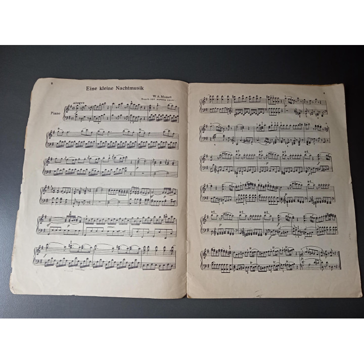 Mozart Kleine Nachtmusik Bladmuziek Piano Tweehandig