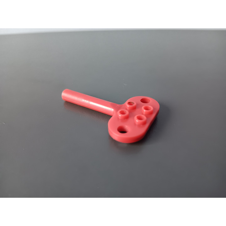 Originele LEGO wind up sleutel rood 4234 bb0047