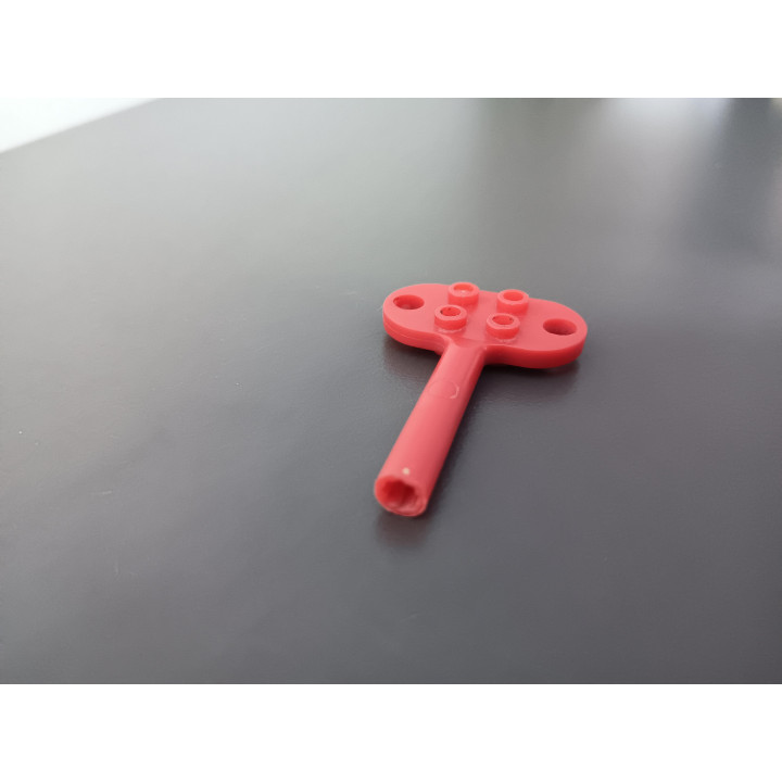 Originele LEGO wind up sleutel rood 4234 bb0047