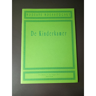 Modeste Moussorgsky De Kinderkamer bladmuziek mezzo sopraan piano