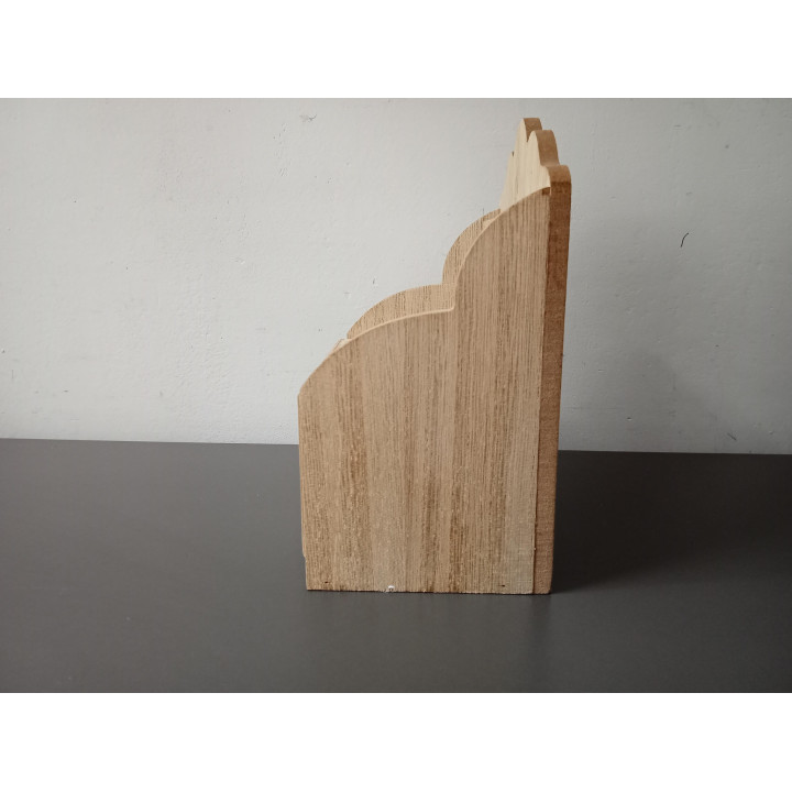 Houten eeuwigdurende kalender met dag maand en datumblokken