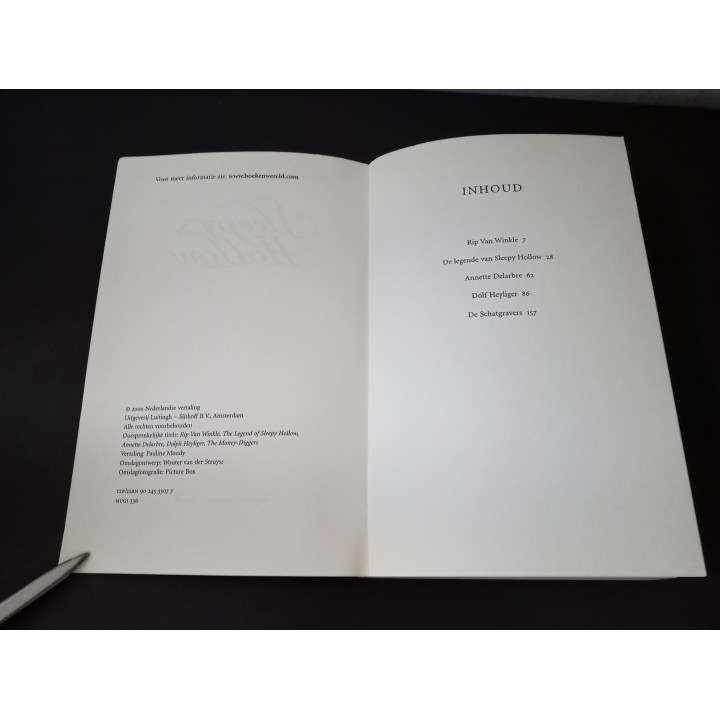 Sleepy Hollow Washington Irving verhalenbundel 2000