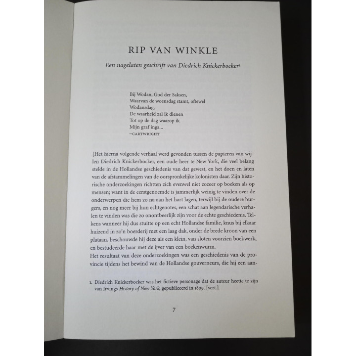 Sleepy Hollow Washington Irving verhalenbundel 2000