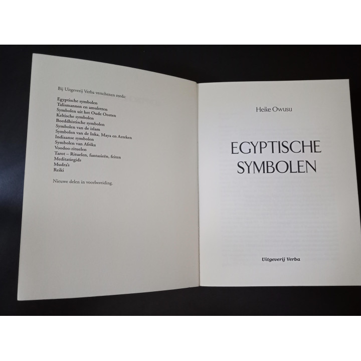Egyptische symbolen Heike Owusu | Spiritueel boek