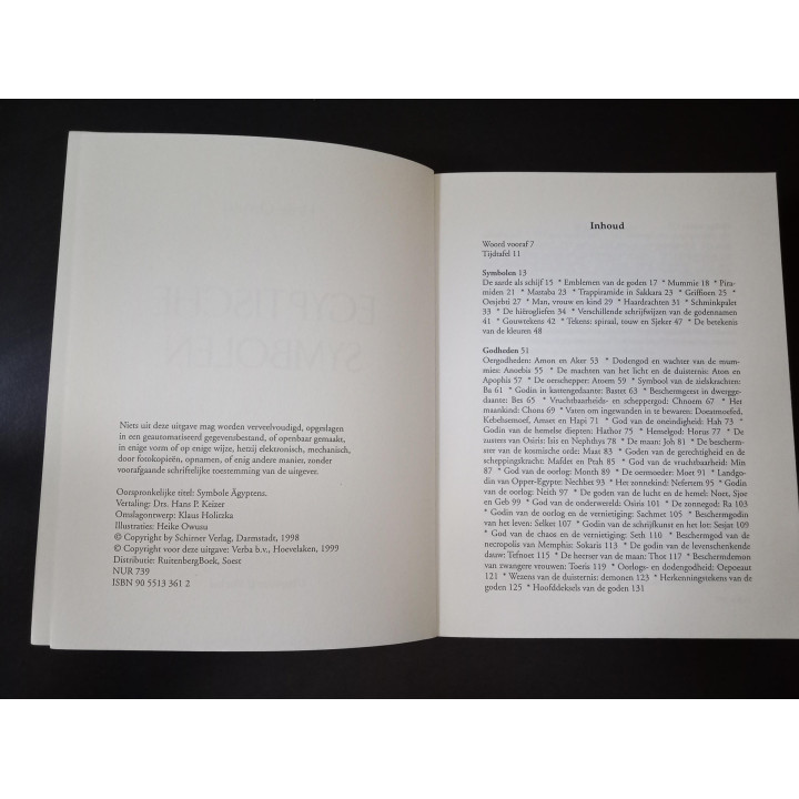 Egyptische symbolen Heike Owusu | Spiritueel boek