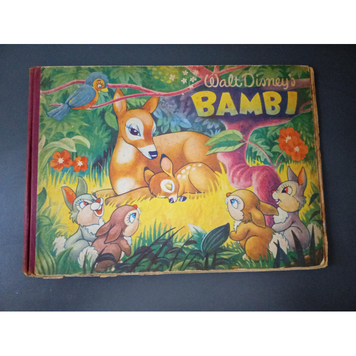 Walt Disney's Bambi vintage kinderboek Margriet 1952