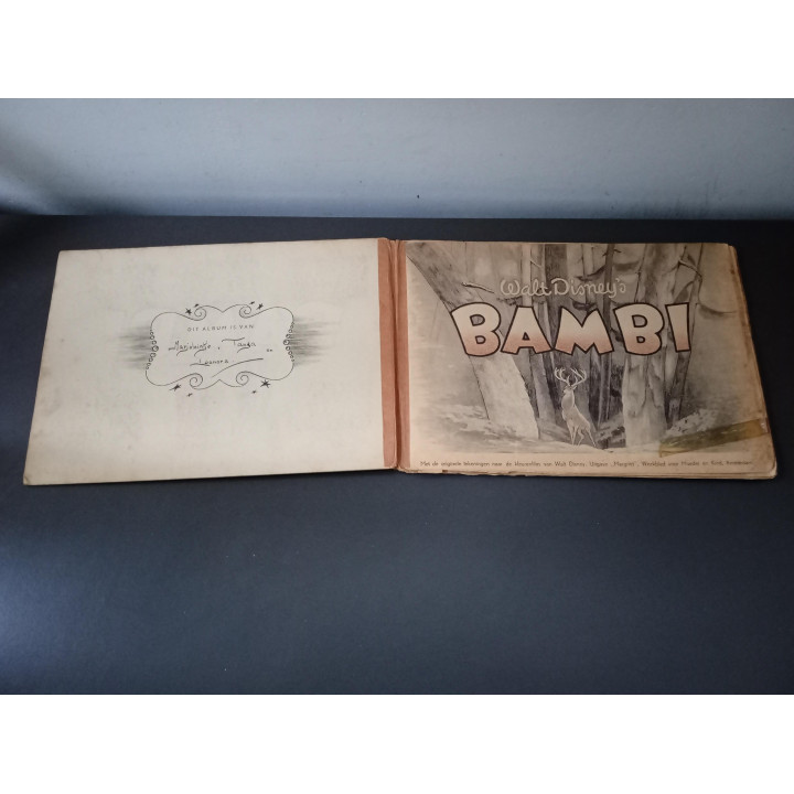 Walt Disney's Bambi vintage kinderboek Margriet 1952