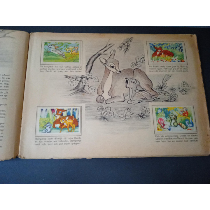 Walt Disney's Bambi vintage kinderboek Margriet 1952