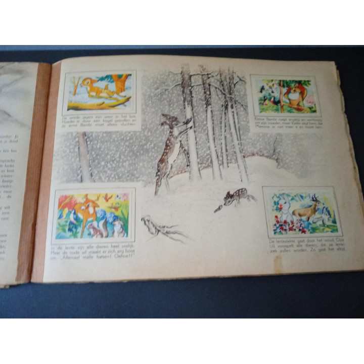 Walt Disney's Bambi vintage kinderboek Margriet 1952