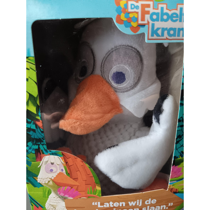 De Fabeltjeskrant - Juffrouw Ooievaar Knuffel (PLUS Editie, Nieuw in Doos)
