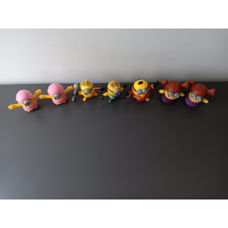 Set van 7 Minions speelfiguren