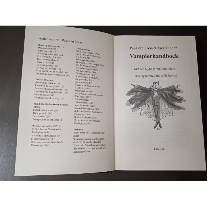 Vampierhandboek Paul van Loon en Jack Didden