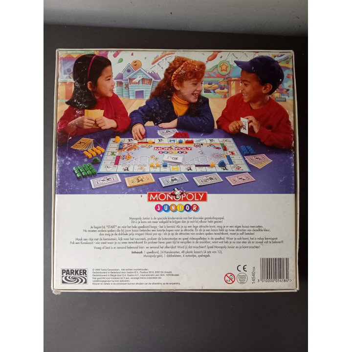 Monopoly Junior Parker compleet bordspel 1996