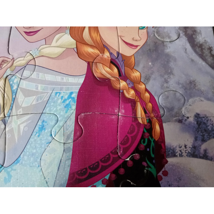 Disney Frozen 4 in 1 puzzels Jumbo 12 20 30 36 stukjes