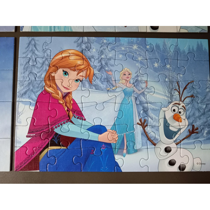 Disney Frozen 4 in 1 puzzels Jumbo 12 20 30 36 stukjes