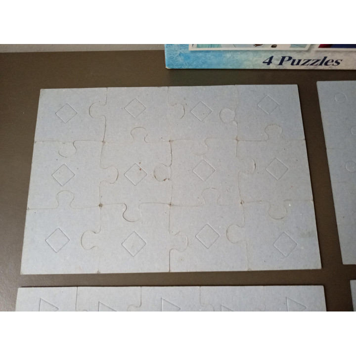 Disney Frozen 4 in 1 puzzels Jumbo 12 20 30 36 stukjes