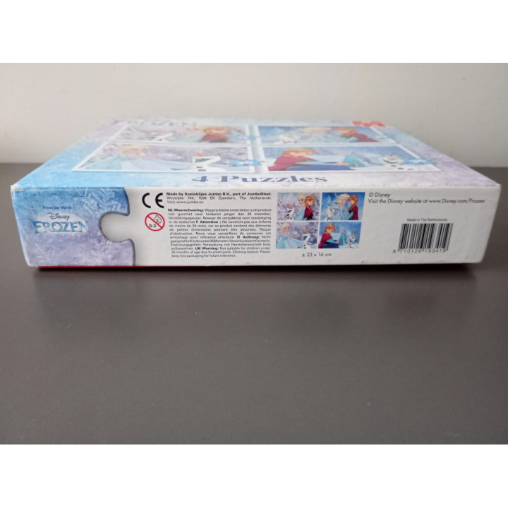 Disney Frozen 4 in 1 puzzels Jumbo 12 20 30 36 stukjes