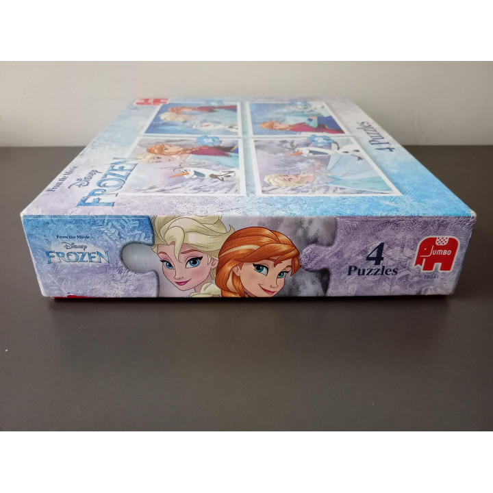 Disney Frozen 4 in 1 puzzels Jumbo 12 20 30 36 stukjes