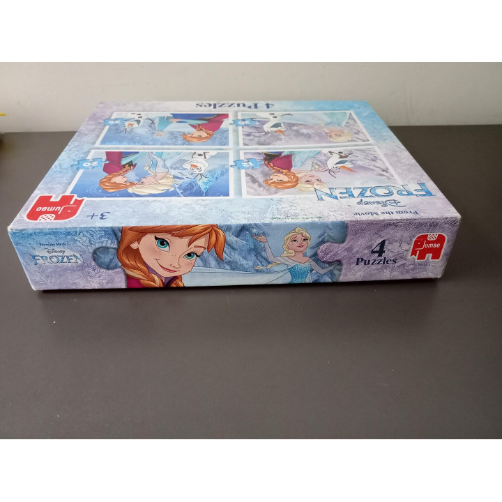 Disney Frozen 4 in 1 puzzels Jumbo 12 20 30 36 stukjes