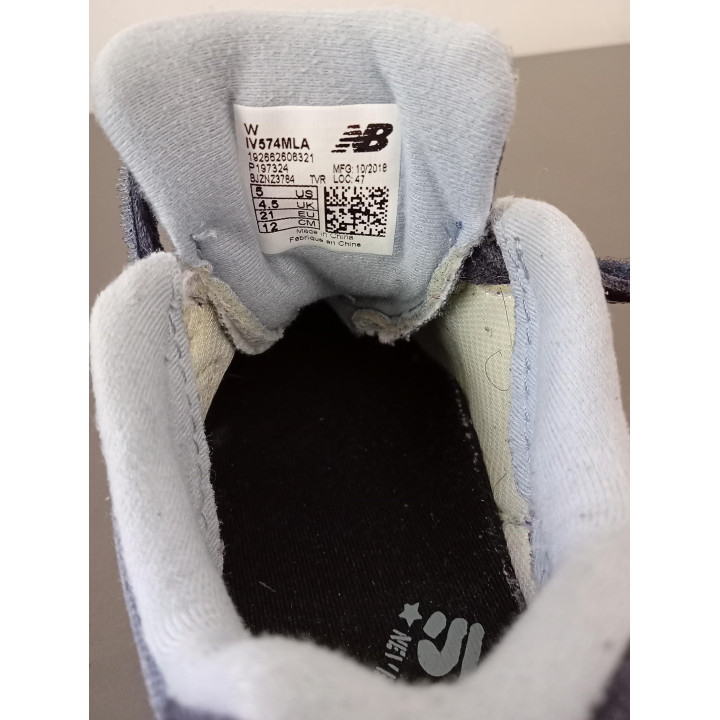 New Balance 574 kindersneakers maat 21 blauw