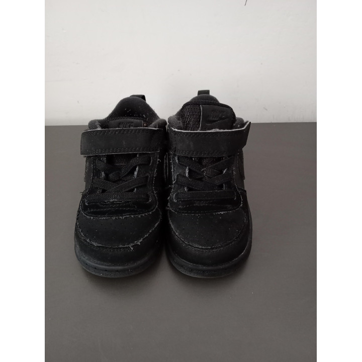 Nike Court Borough Low 2 kindersneakers zwart maat 22