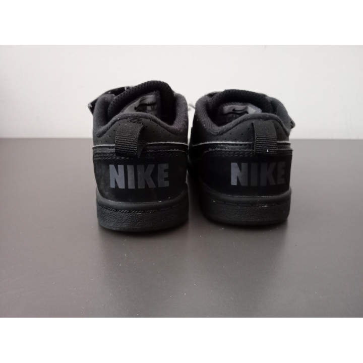 Nike Court Borough Low 2 kindersneakers zwart maat 22