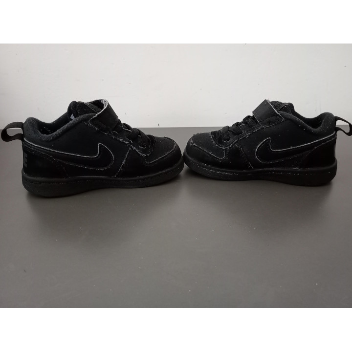 Nike Court Borough Low 2 kindersneakers zwart maat 22