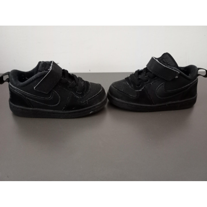 Nike Court Borough Low 2 kindersneakers zwart maat 22