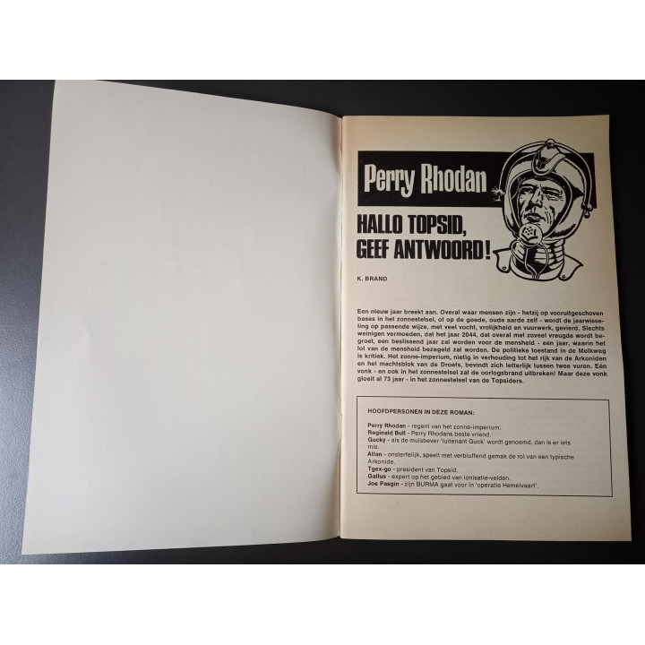Perry Rhodan nr. 83 Hallo Topsid, geef antwoord!