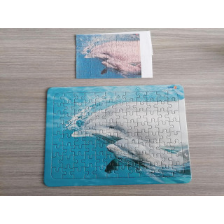 Kinderpuzzel - Dolfijnen - 96 Stukjes - Onderwaterwereld