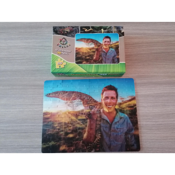 Freek Vonk 3D puzzel reuzenvaraan | 100 stukjes | Angelique’s Kringloop