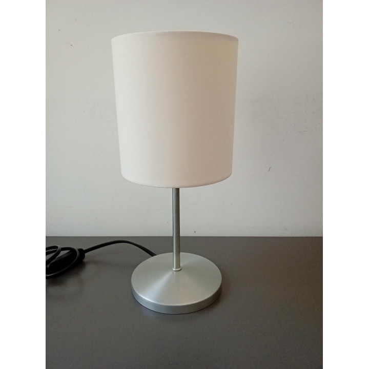 IKEA Ingared tafellamp wit met stoffen kap 30 cm E14