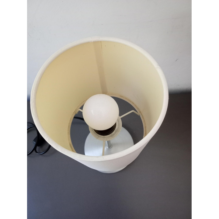 IKEA Ingared tafellamp wit met stoffen kap 30 cm E14