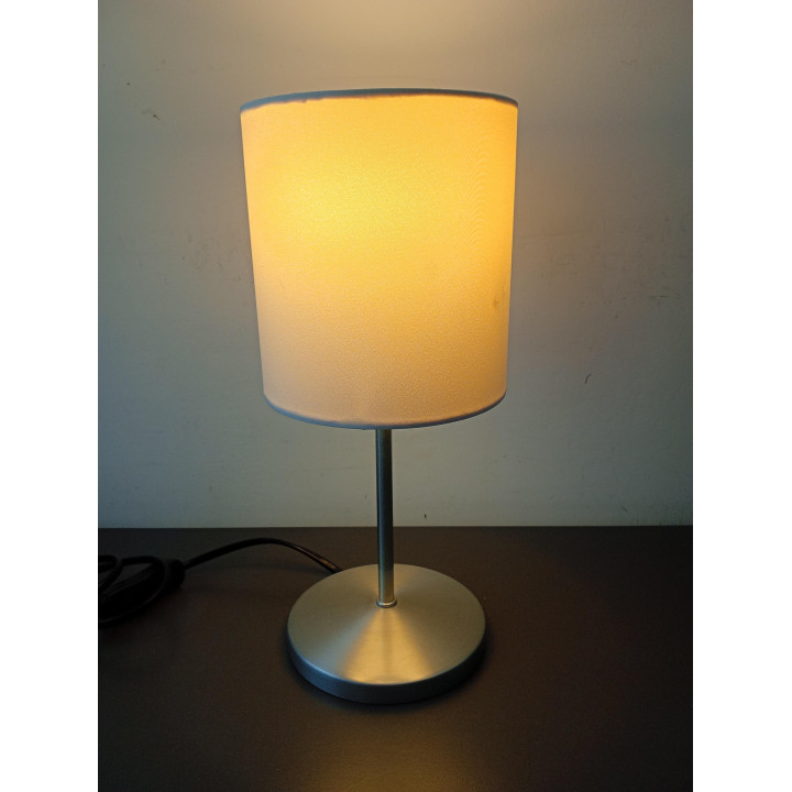 IKEA Ingared tafellamp wit met stoffen kap 30 cm E14