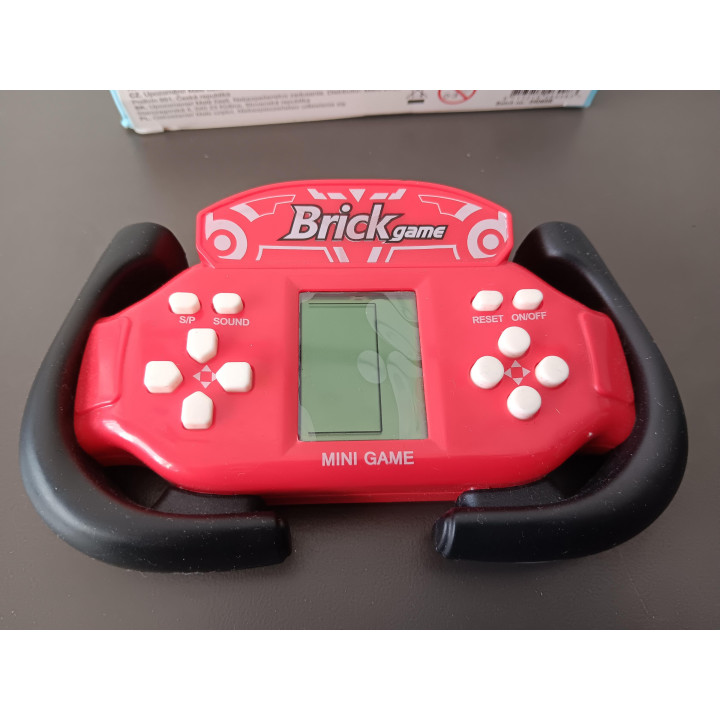 Retro mini gameconsole met 23 spelletjes rood