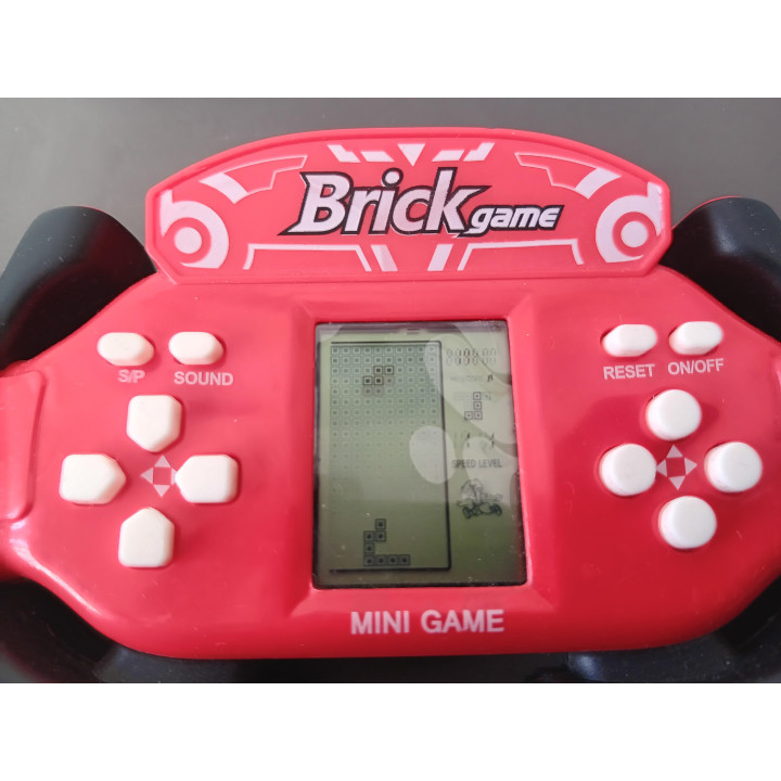 Retro mini gameconsole met 23 spelletjes rood