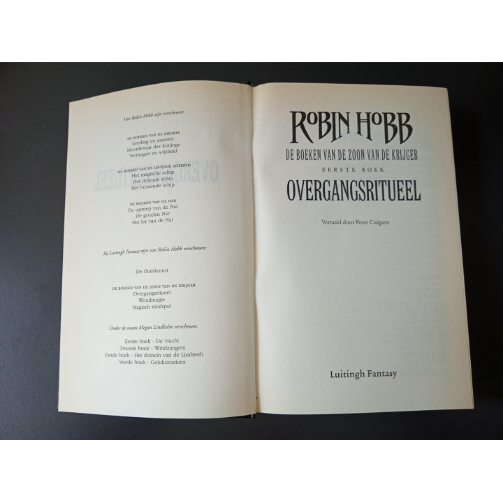 Robin Hobb Overgangsritueel Zoon van de Krijger deel 1