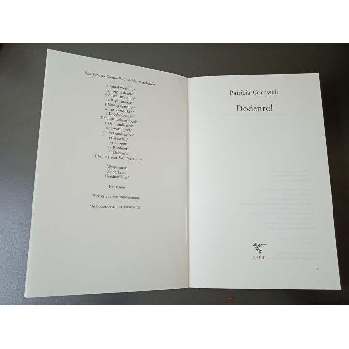 Patricia Cornwell Dodenrol Kay Scarpetta deel 15