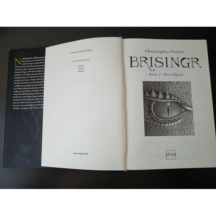 Christopher Paolini Brisingr Het Erfgoed deel 3